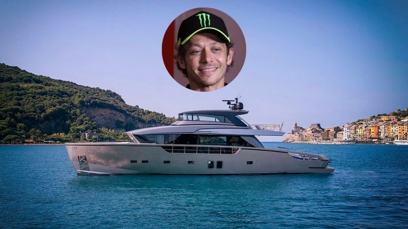 Valentino Rossi, il nuovo super yacht è un gioiello made in