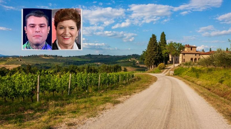 Fedez e Maionchi a Montespertoli