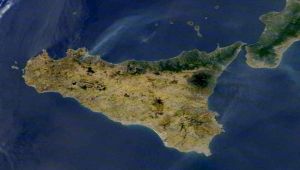 Sicilia vista dalla Nasa