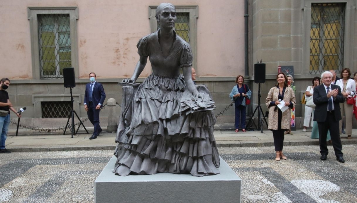 A Milano prima statua per una donna: chi è Cristina di Belgiojoso