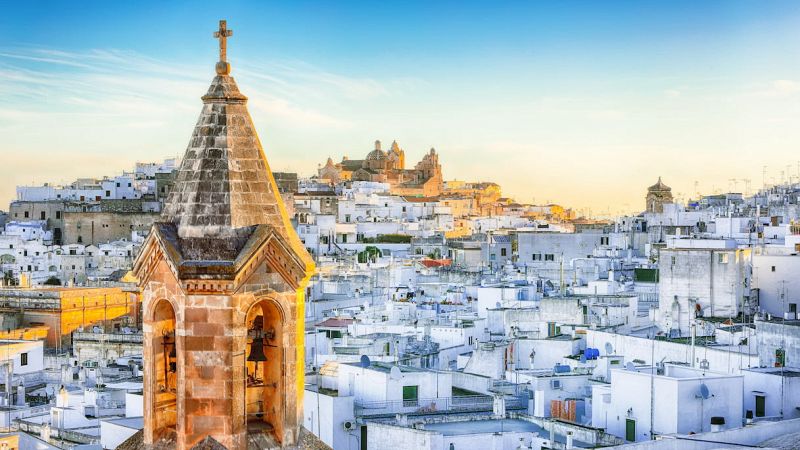 Le case bianche di Ostuni