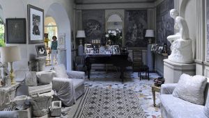 Il salone di Villa Grande