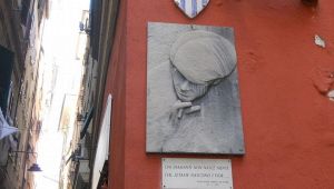 Targa a Via del Campo
