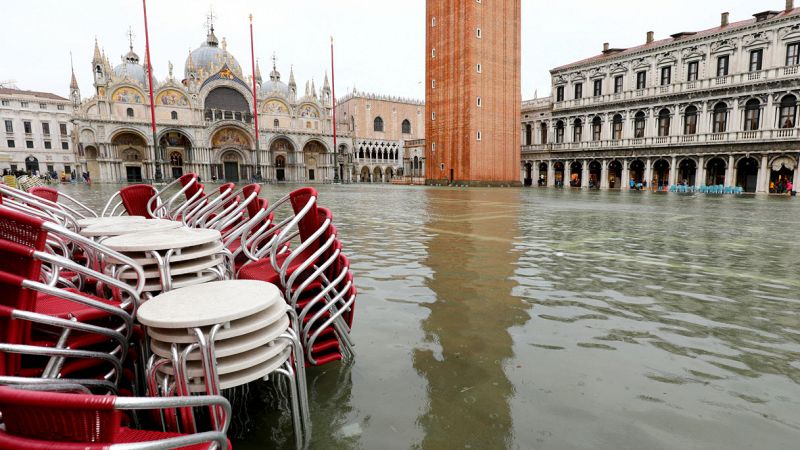 Acqua alta a Venezia