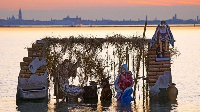 Presepe laguna di Venezia
