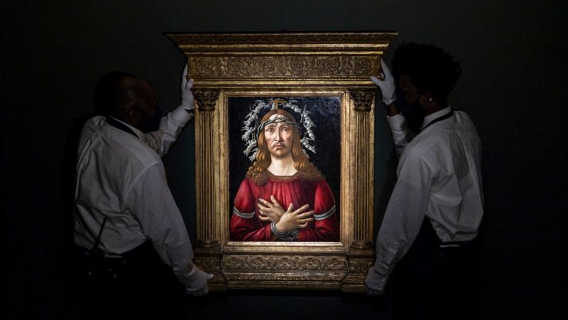 Il Cristo dei Dolori di Botticelli venduto all'asta