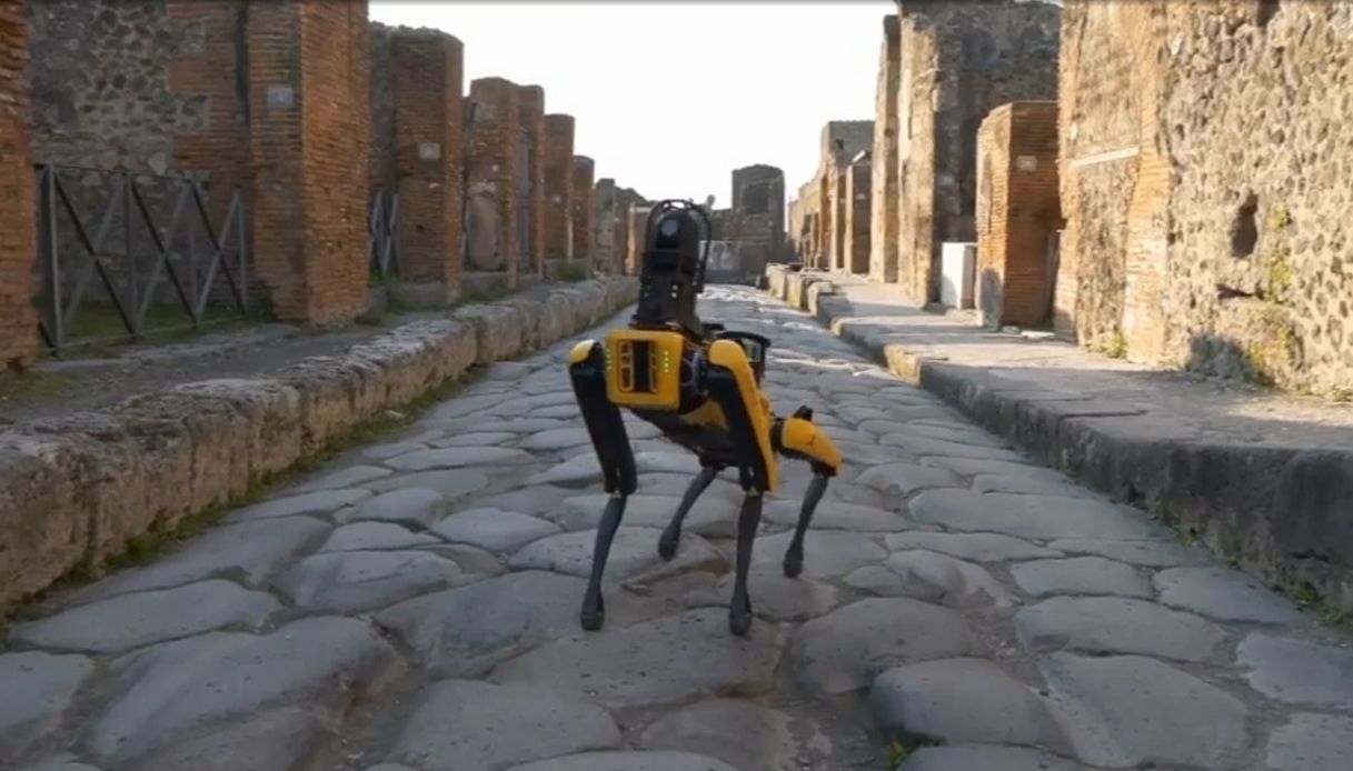 Pompei arriva il cane da guardia "robot"