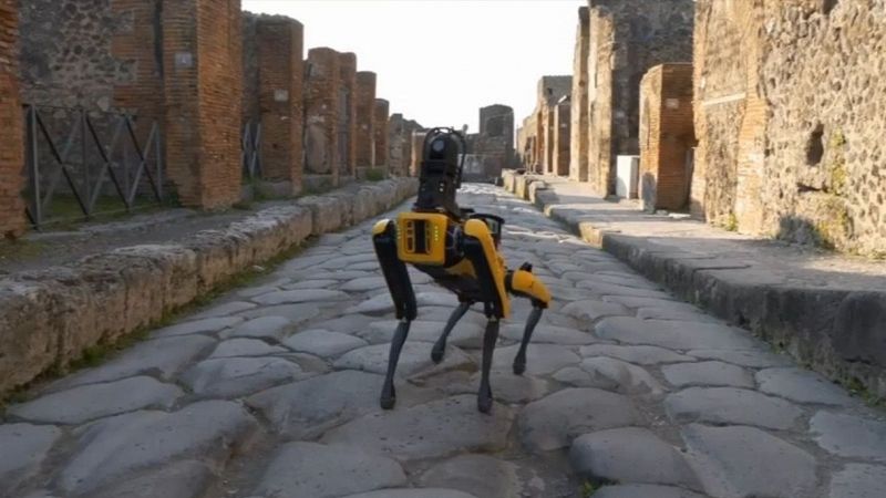 Pompei arriva il cane da guardia "robot"