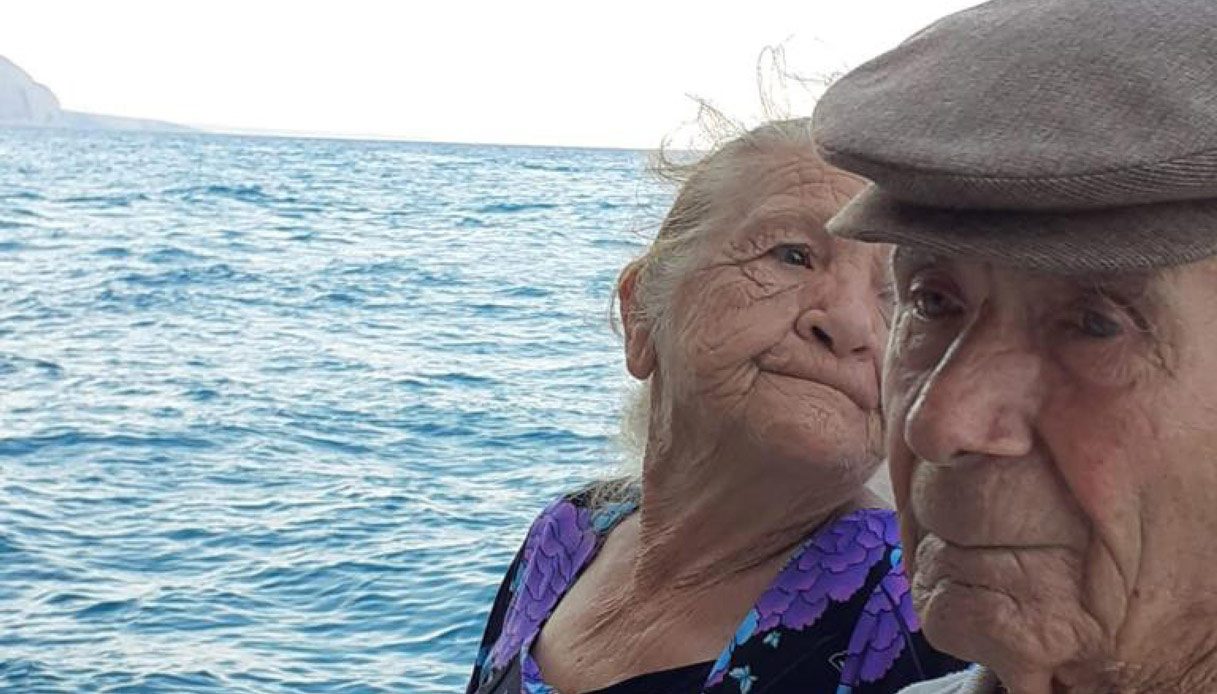 Prima Gita Coppia 90 anni in mare Sardegna