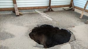 sinkholes