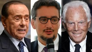 Berlusconi, Ferrero e Armani