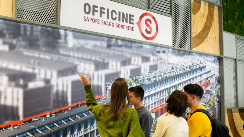 Officine S, la piazza lineare più lunga d'Europa