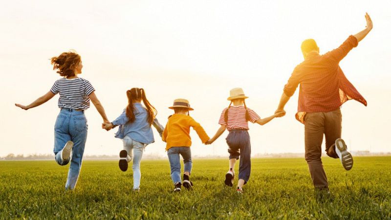Famiglia con bambini