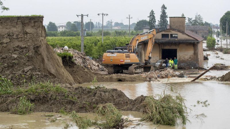 Le piogge intense in tutta Italia