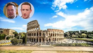Elon Musk e Mark Zuckerberg, scontro al Colosseo