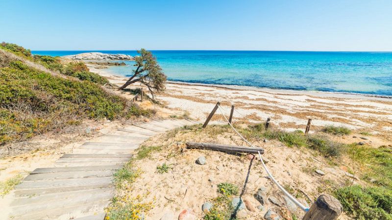 La spiaggia dello Scoglio di Peppino