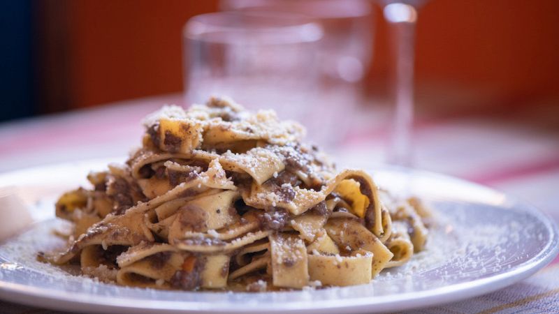Le pappardelle al cinghiale