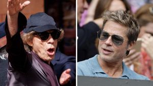 Mick Jagger e Brad Pitt