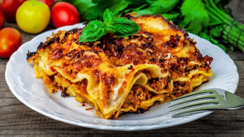 La lasagna alla bolognese