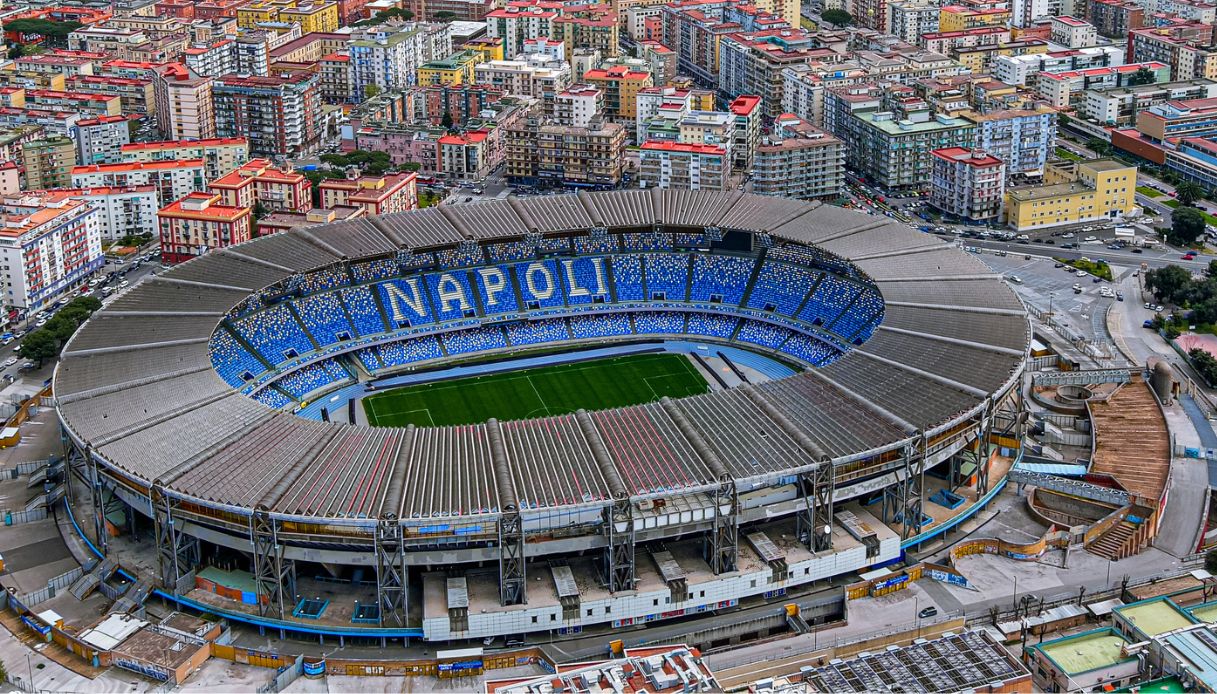 Lo stadio di Napoli