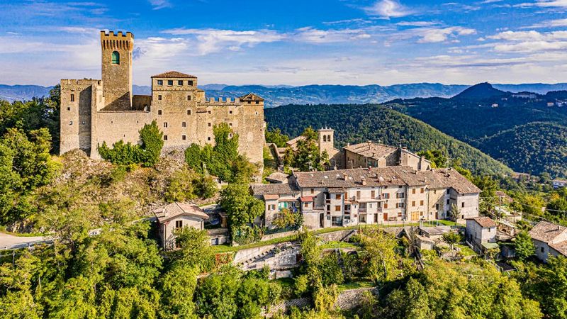 La frazione di Montecuccolo, a Pavullo nel Frignano