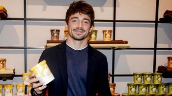 Charles Leclerc e il suo gelato