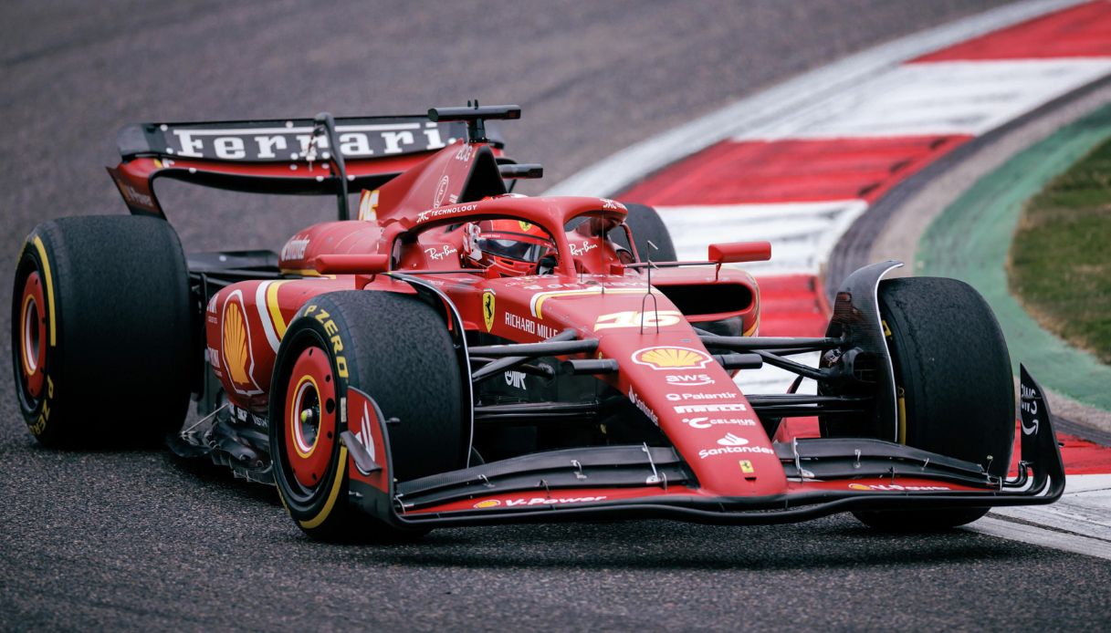 Leclerc sulla Ferrari