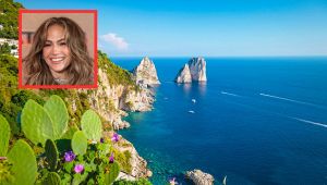 Jennifer Lopez a Capri