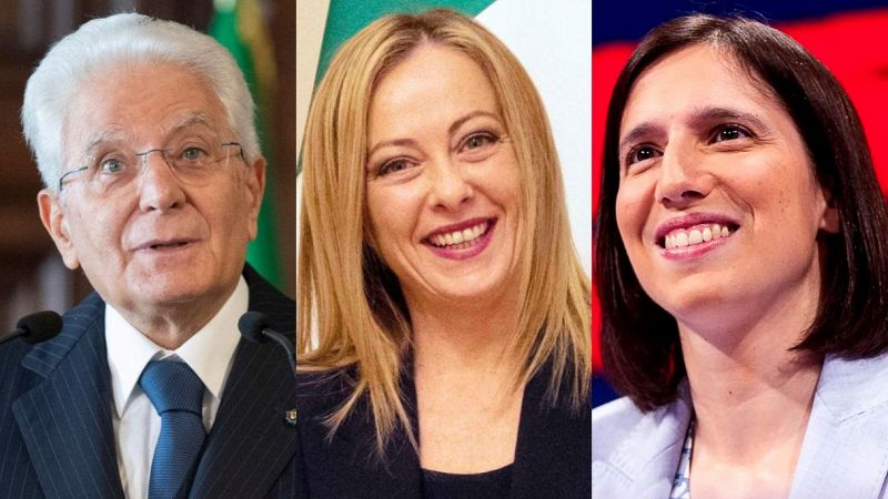 Mattarella, Meloni e Schelin