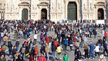 Turisti a Milano