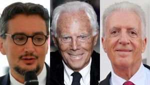 Ferrero, Armani e Ferrari