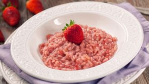 Risotto con le fragole