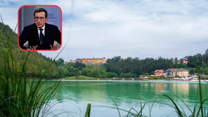 Sestini e le parole sul lago di Lavarone