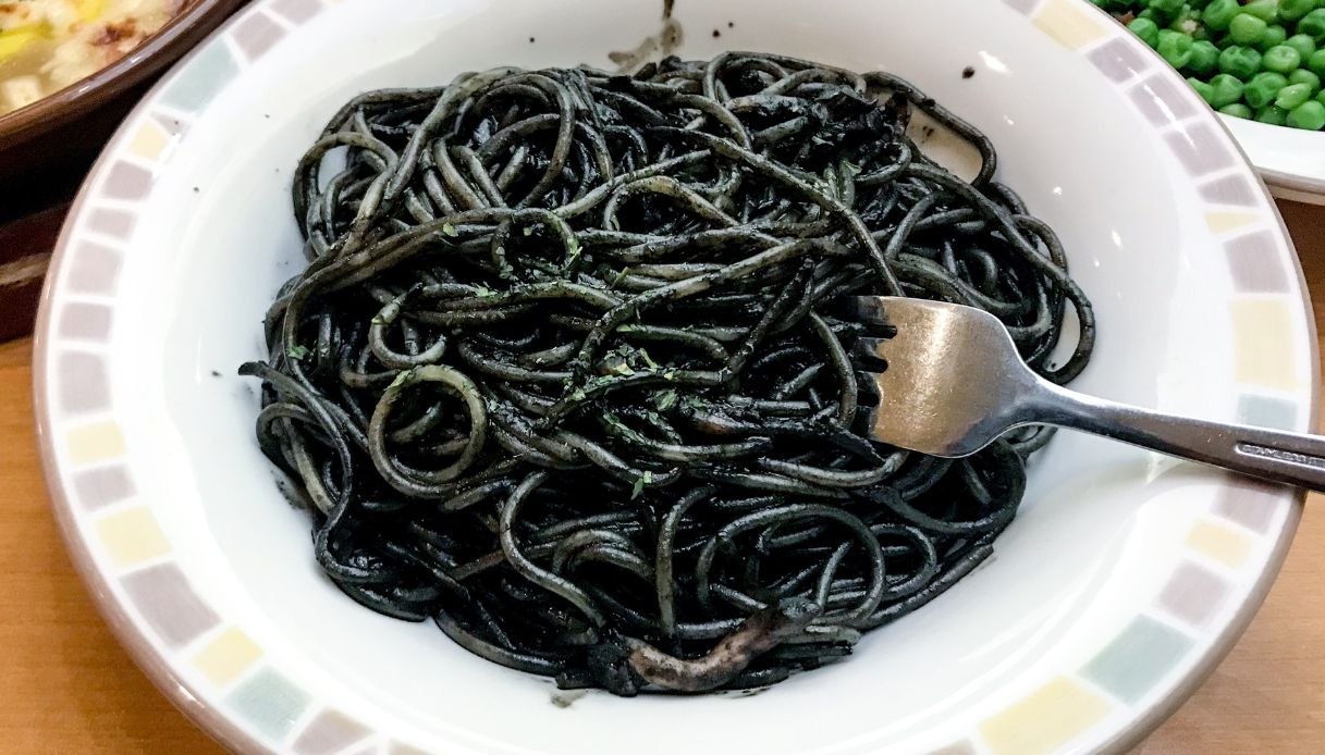 Spaghetti al nero di seppia