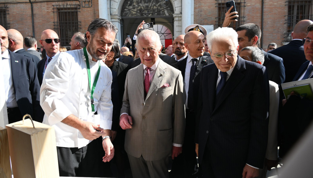 Cracco cucina per Re Carlo e Camilla a Ravenna