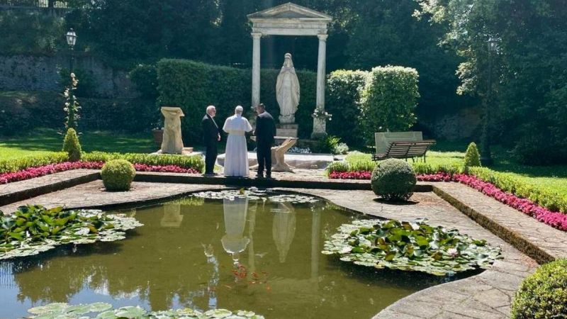 Papa Leone XIV Castel Gandolfo