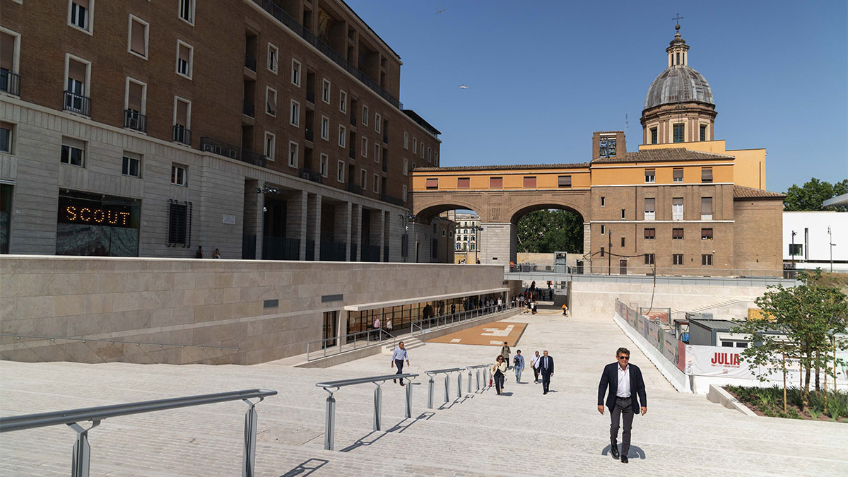 Apre al pubblico la nuova Piazza Augusto Imperatore a Roma