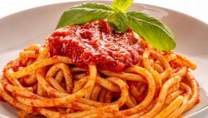 Gli spaghetti al pomodoro