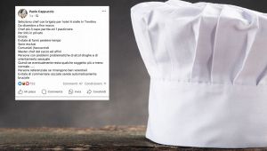L'annuncio di lavoro dello chef Paolo Cappuccio è un caso   url -annuncio-di-lavoro-dello-chef-paolo-cappuccio-un-caso  seo- L'annuncio di lavoro di chef Paolo Cappuccio è un caso   corto - L'annuncio di lavoro dello chef è un caso   lungo- L'annuncio di lavoro dello chef Paolo Cappuccio è diventato un caso