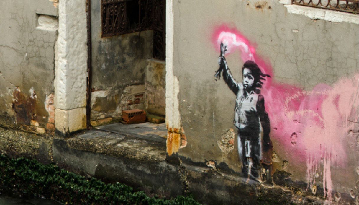 Murale di Banksy a Venezia 