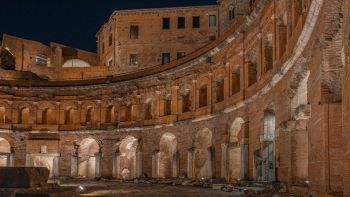 Nuova illuminazione ai mercati di Traiano