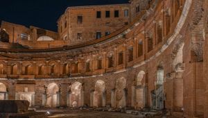 Nuova illuminazione mercati di Traiano