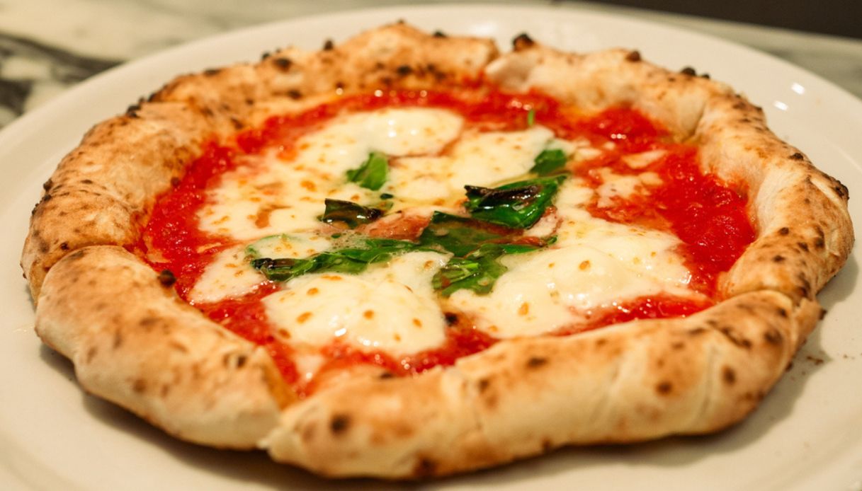 Una pizza Margherita