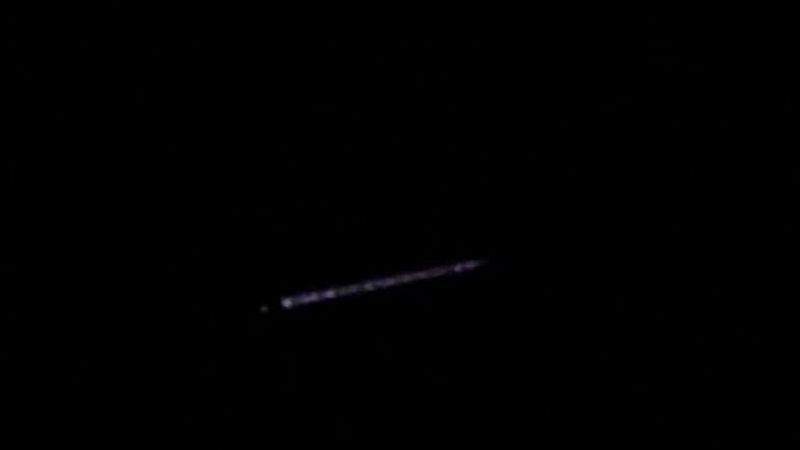 scia luminosa starlink