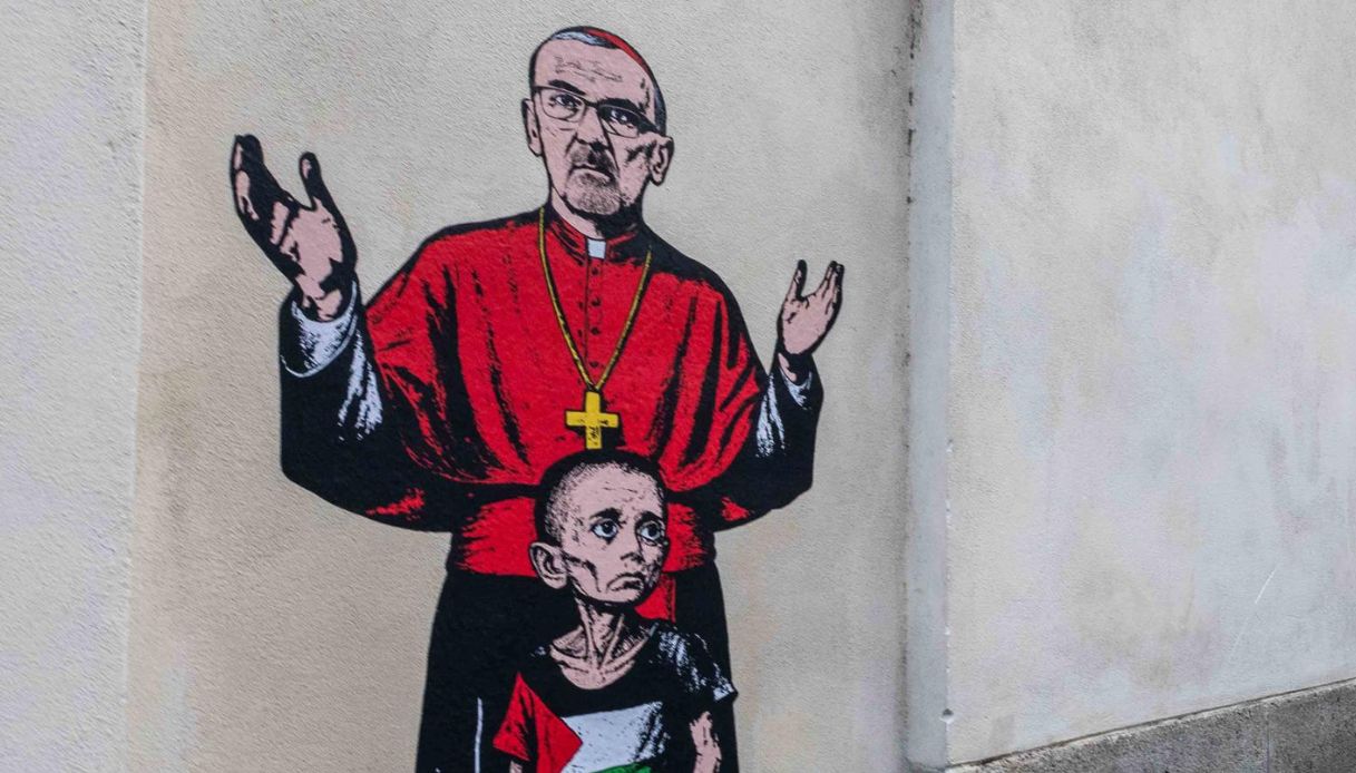 Murale Pizzaballa a Milano