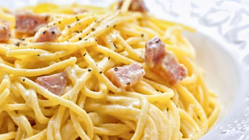 Carbonara con pancetta