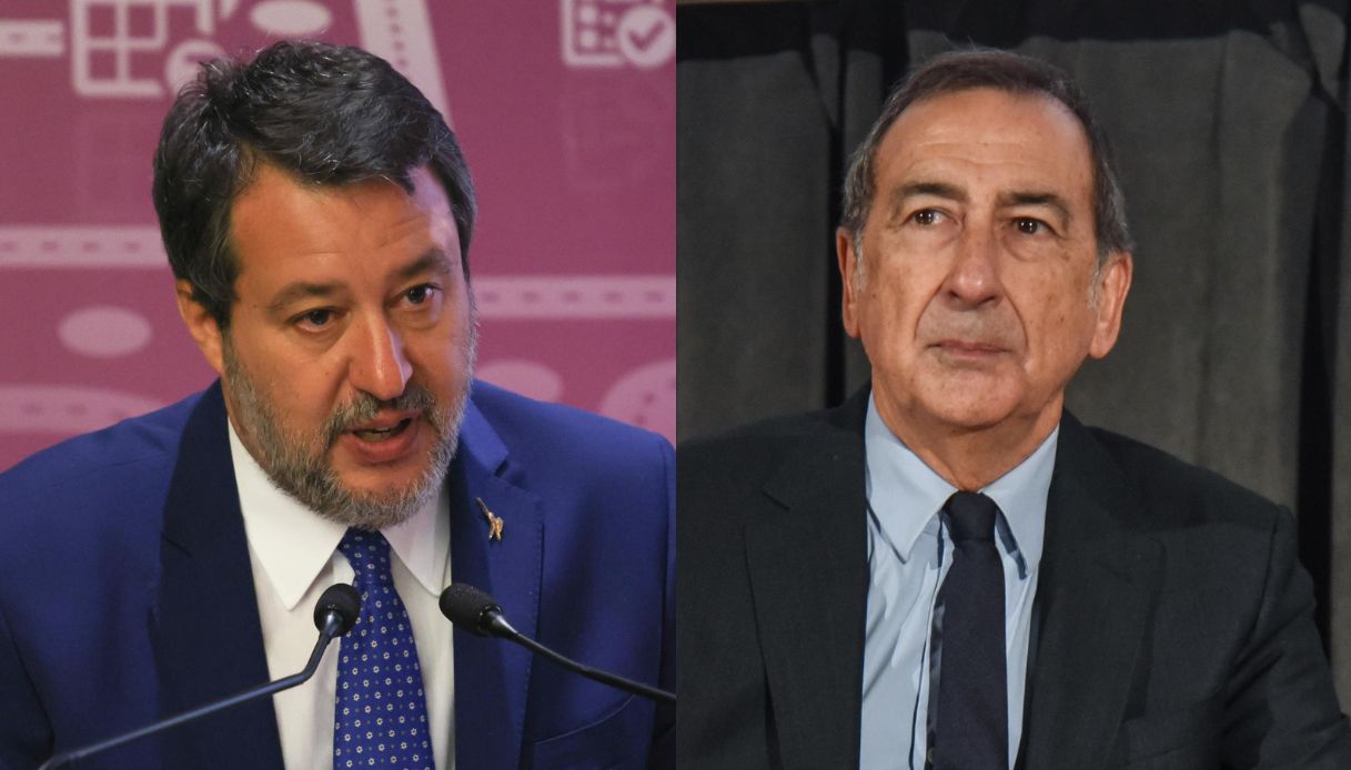 Matteo Salvini e Beppe Sala