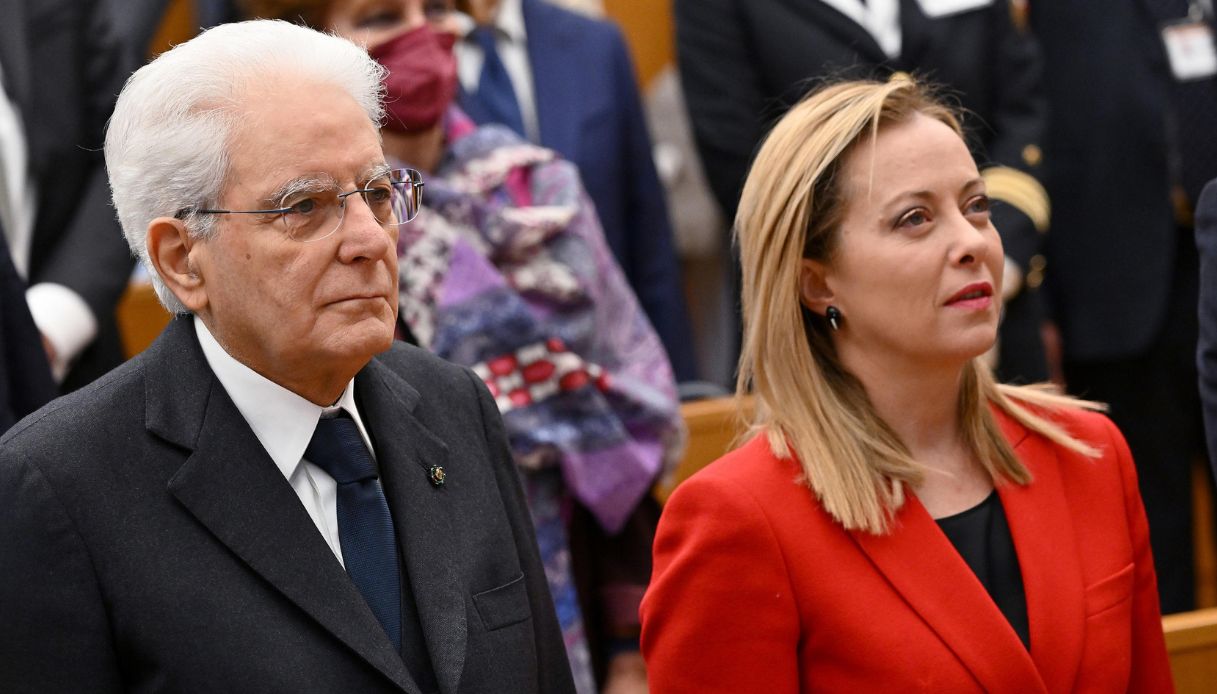 Sergio Mattarella e Giorgia Meloni