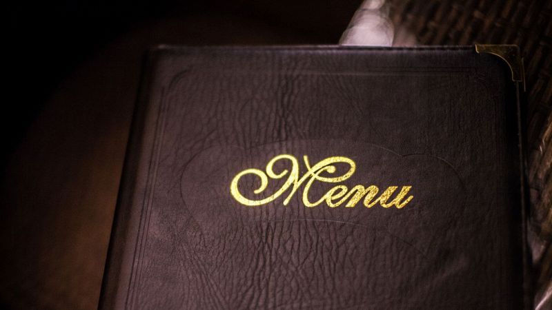 Menu ristorante piu costoso Italia