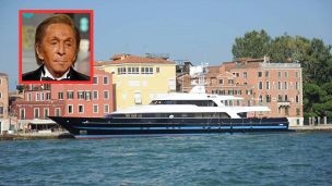 Lo yacht di Valentino